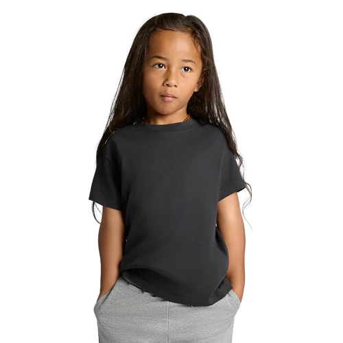 Kids Heavy Faded Tee Model image