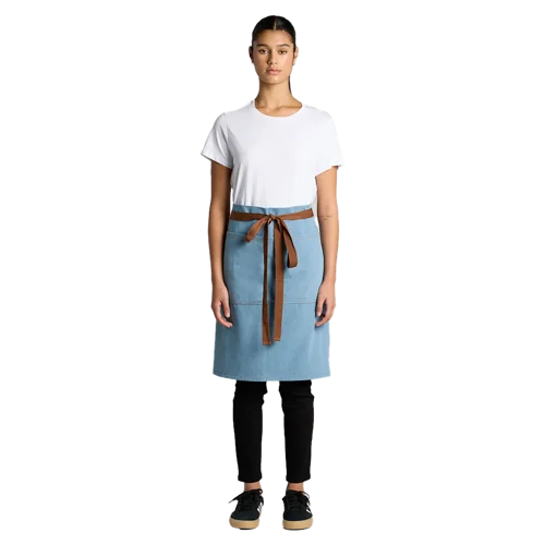 Denim Half Apron Model image