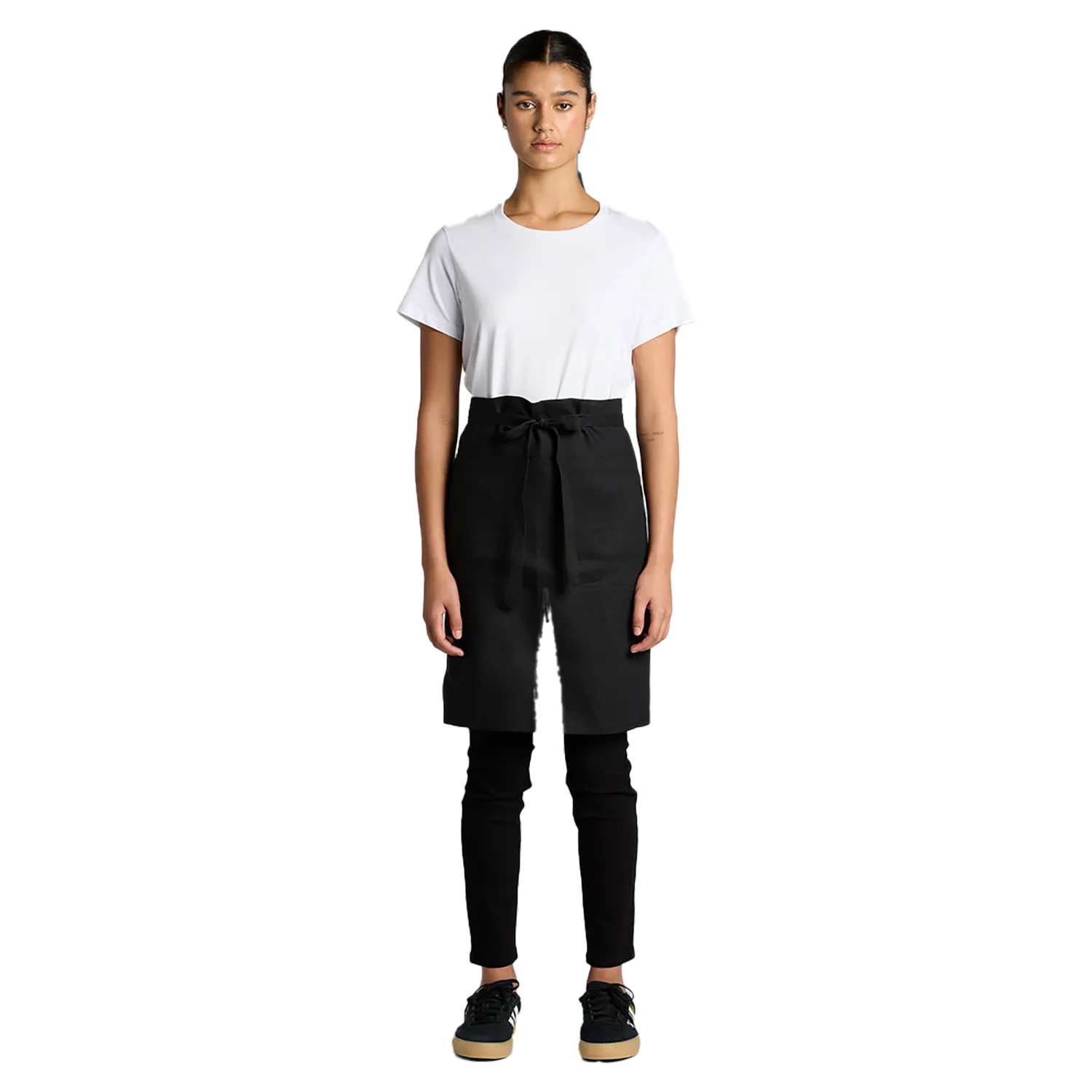 Linen Half Apron Model image