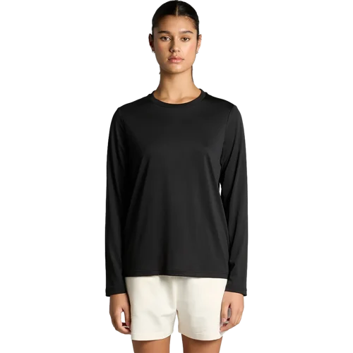 Womens Maple Active Long Sleeve Tee Model image