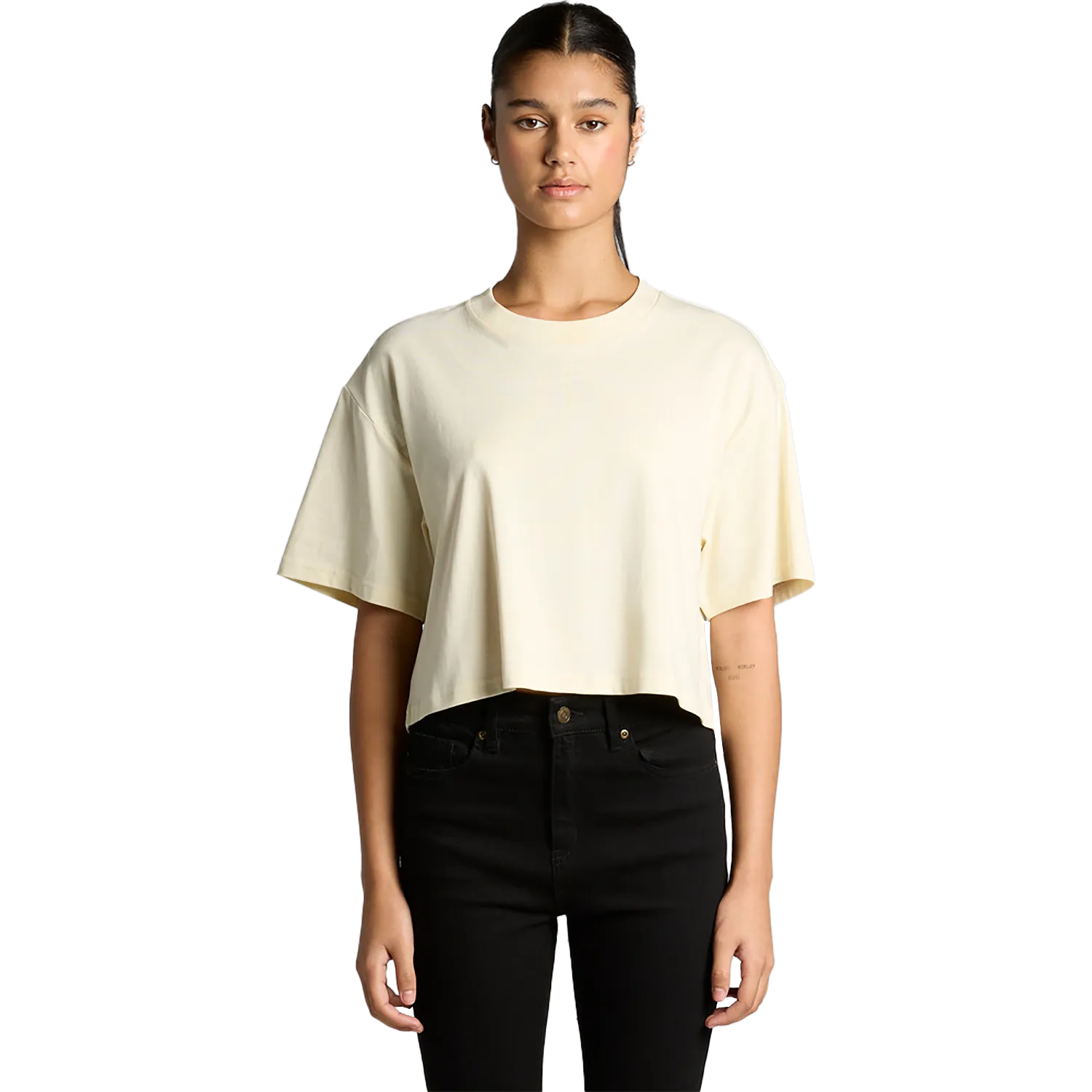 Womens Martina Crop Tee Model image