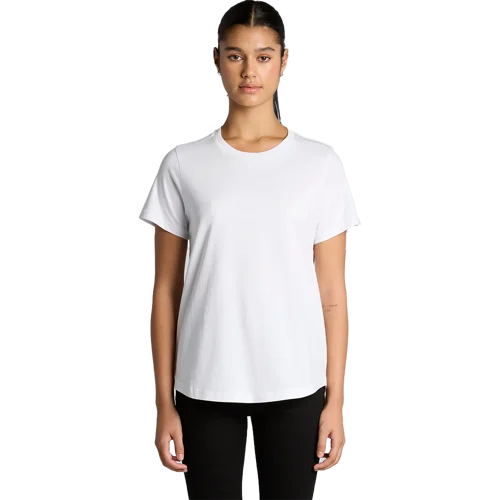 Womens Maple Curve Tee Model image