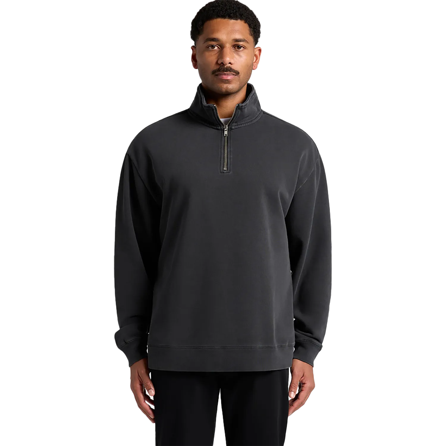 Relax Faded Half Zip Model image