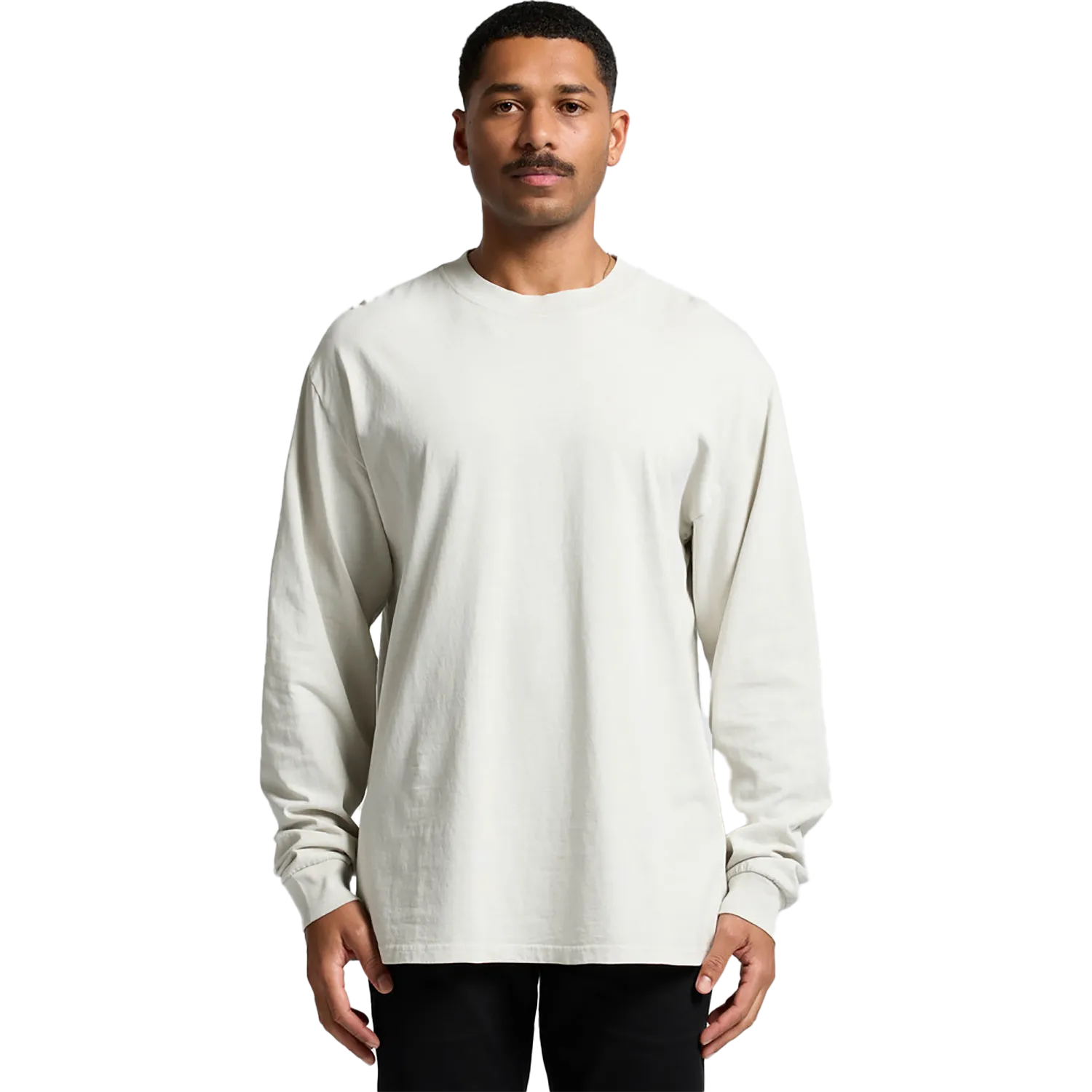 Heavy Faded Long Sleeve Tee Model image