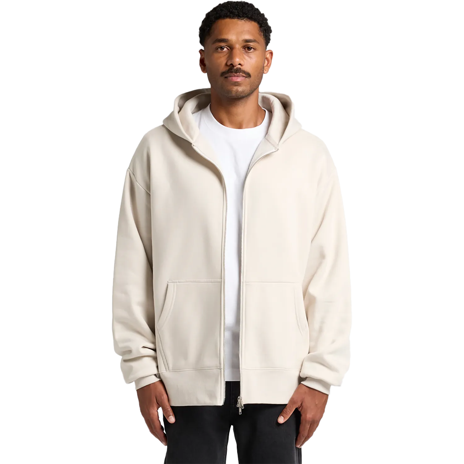 Heavy Zip Hood Model image