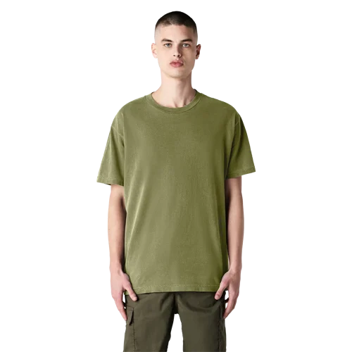 Heavyweight Cotton Unisex Garment Dyed T-Shirt Model image