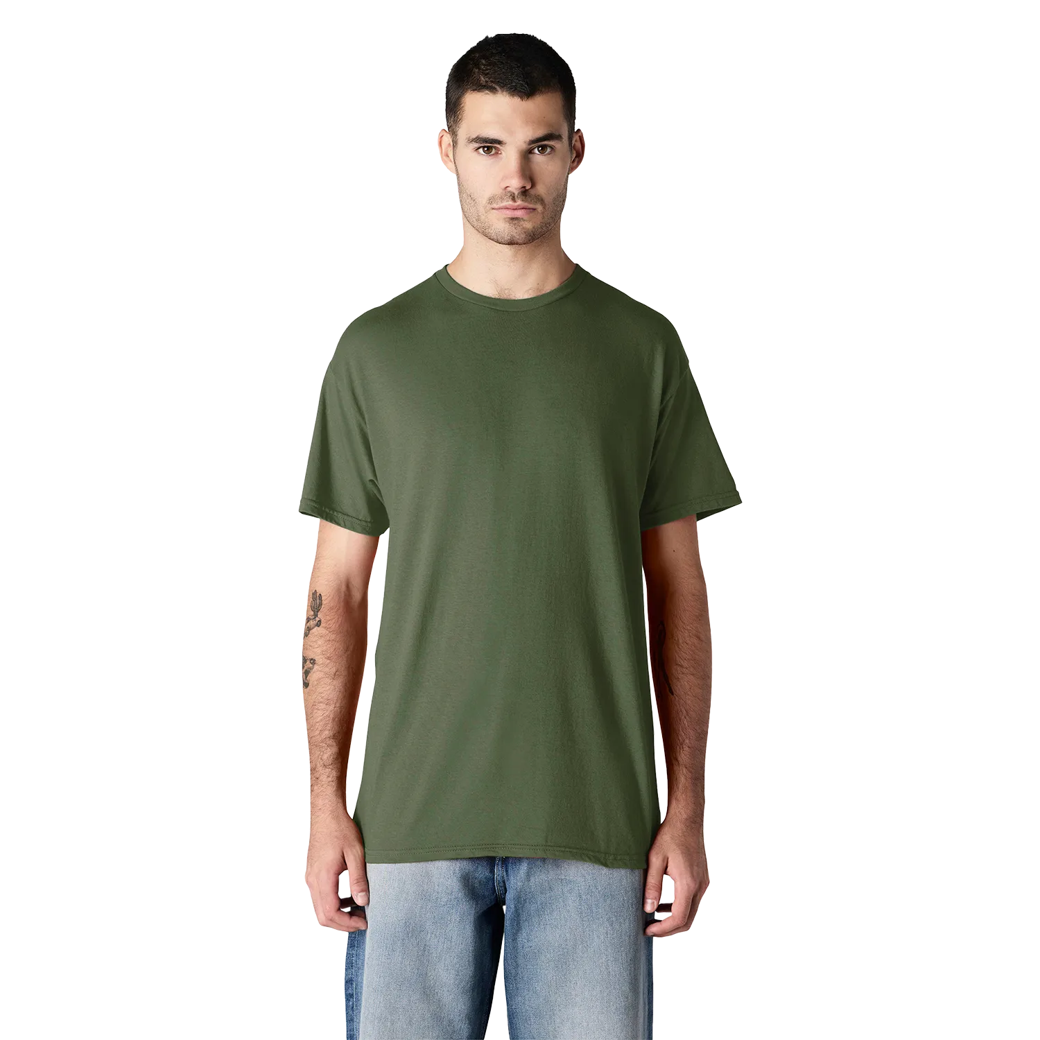 Adult Classic-Fit Crewneck T-Shirt Model image