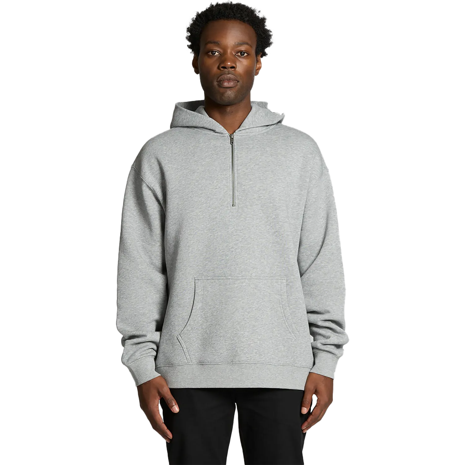 Relax Half Zip Hood Model image