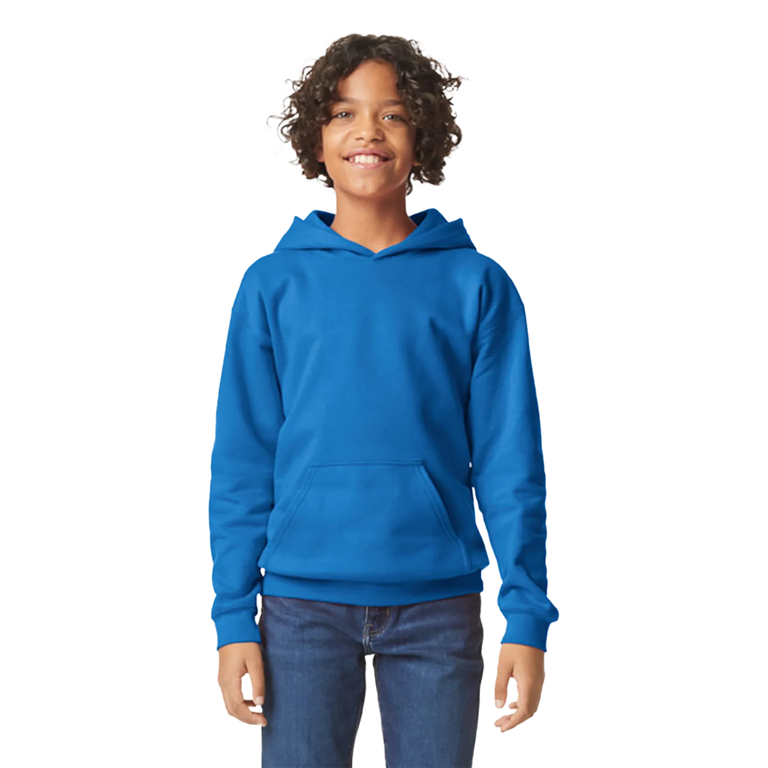 Youth Midweight Classic-Fit Pullover Hoodie Model image
