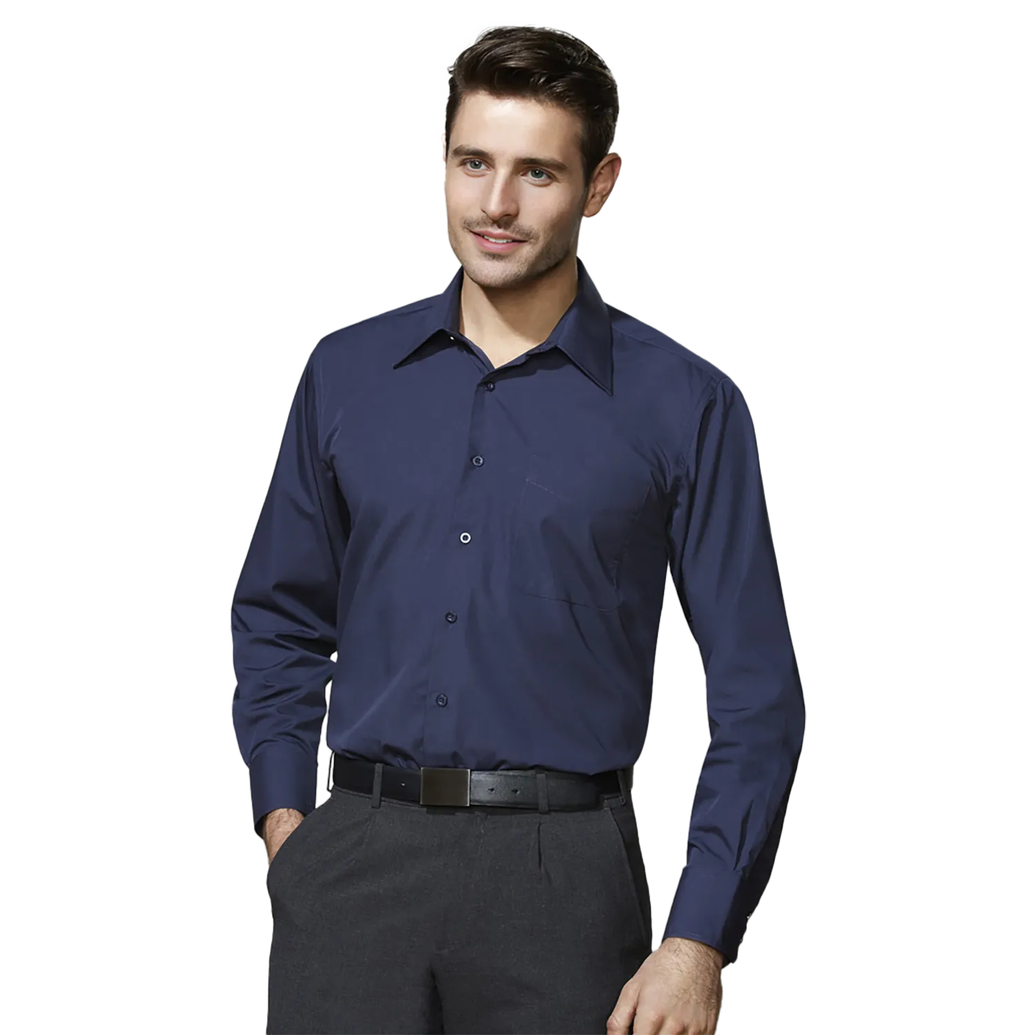 Mens Monaco Long Sleeve Shirt Model image
