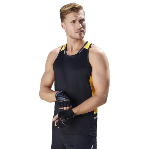 Mens Renegade Singlet Model image
