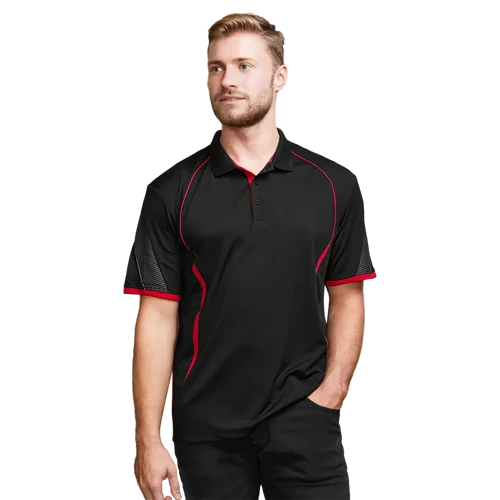 Mens Razor Short Sleeve Polo Model image
