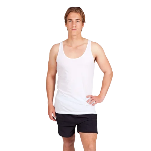 Men's American Style Singlet Model image