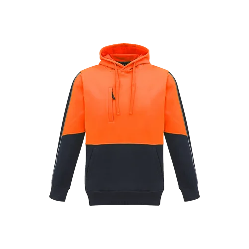 Unisex Hi Vis Pullover Hoodie Model image
