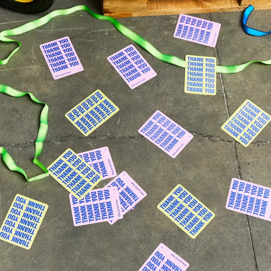 The Print Bar packaging is displayed on a concrete background at the Melbourne workshop