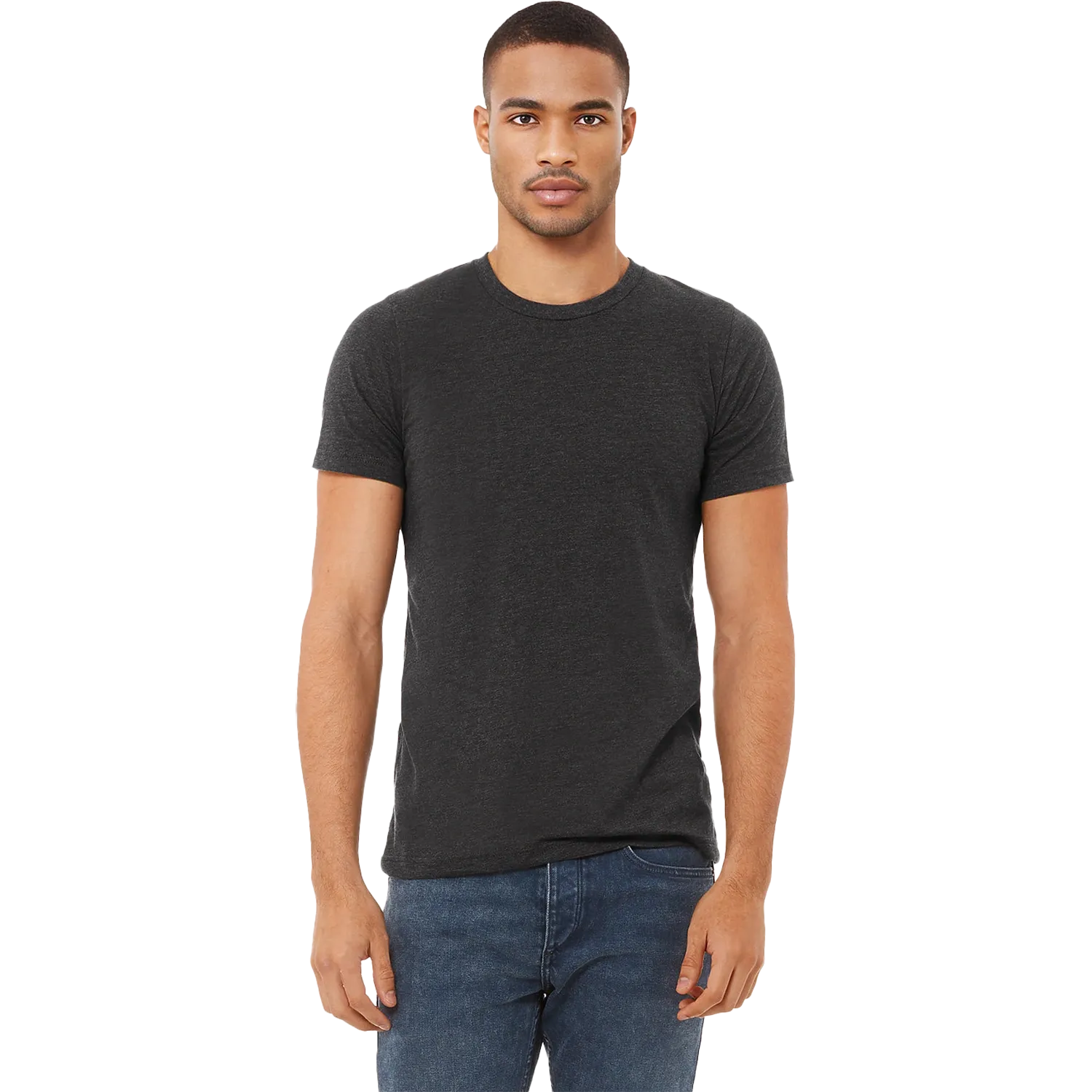 Unisex Heather Short Sleeve T-Shirt Model image