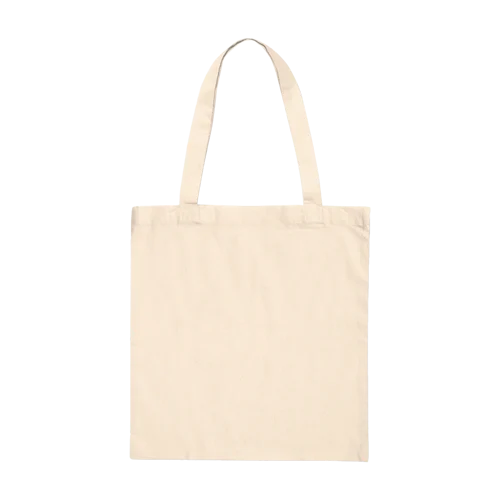 Plain Sonnet Cotton Tote Bag Model image
