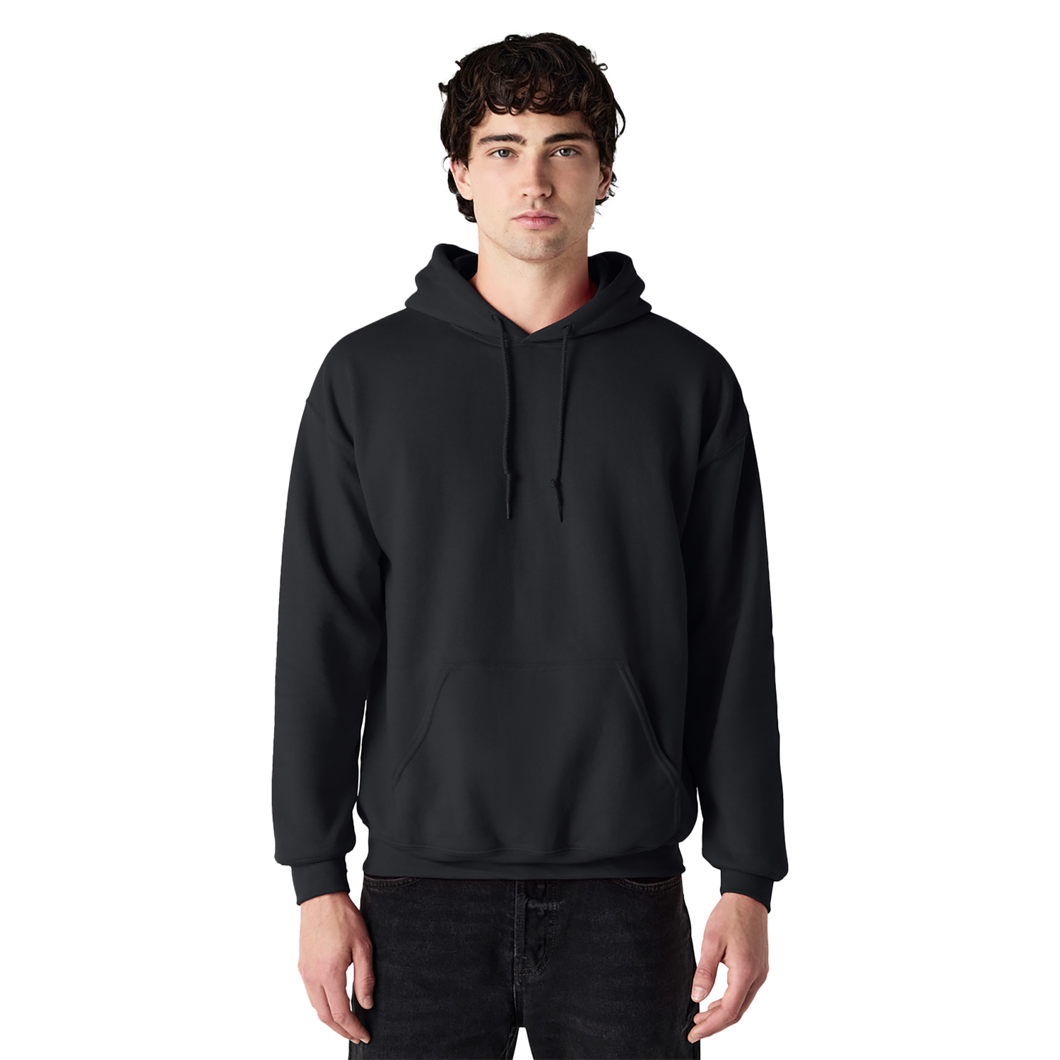 Heavyblend Adult Pullover Hoodie Model image